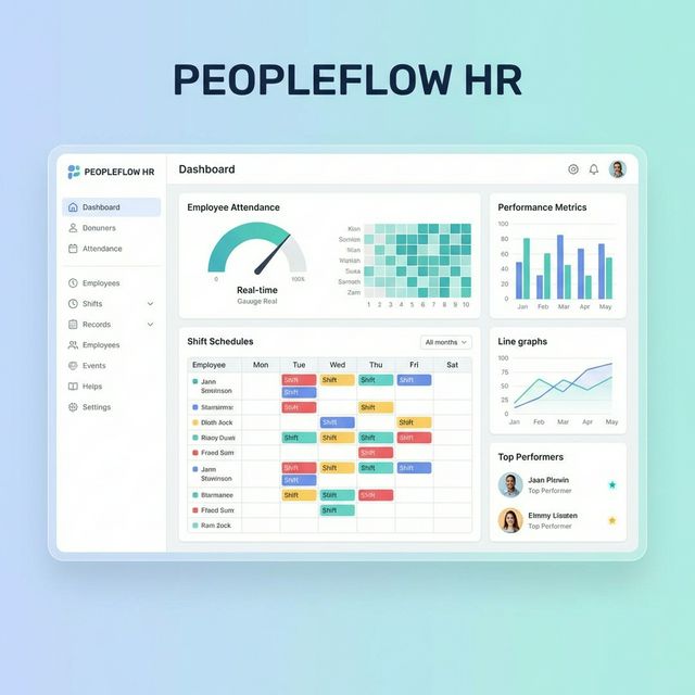 PDKS Dashboard Mockup